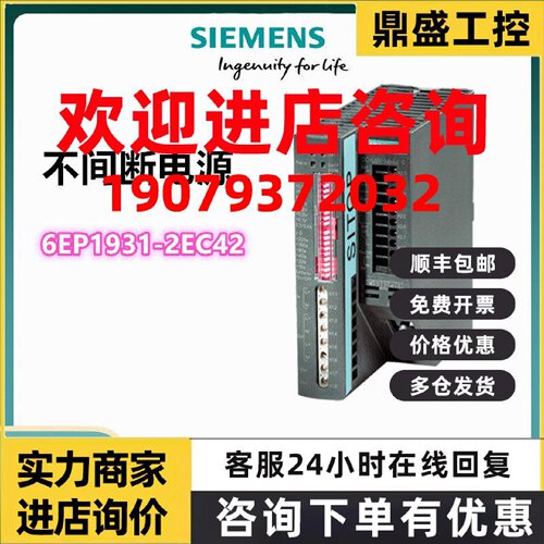 议价6EP1931-2EC42西门子电源模块24V/15A不间断6EP19312EC42原装