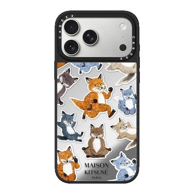 CASETiFiY联名MaisonKitsune狐狸之家17Pro适用于iPhone16Promax苹果15plus手机壳14磁吸13华强北平替潮壳女