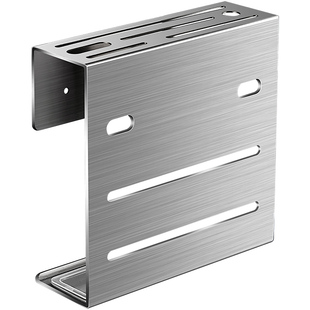 壁挂式刀架304不锈钢新款厨房免打孔菜刀置物架纯放刀具收纳架子