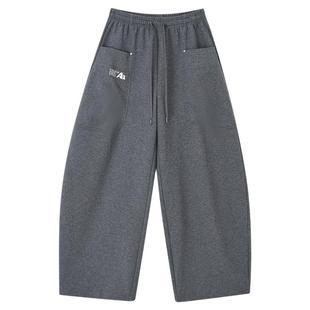 ACMEAURA弯刀裤女卫裤裤子2025新款今年流行爆款裤子宽松bf慵懒风