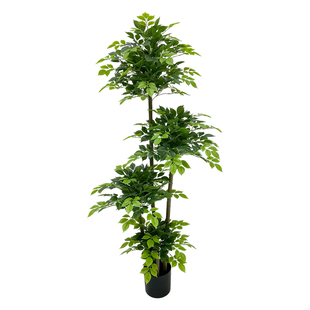 仿真绿植幸福树高端轻奢室内客厅沙发旁大型植物盆栽装饰落地摆件
