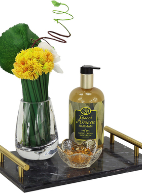 卫生间摆件托盘套装样板间装饰品