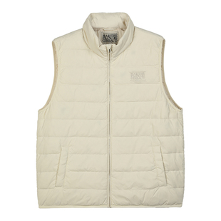 MARITHE经典LOGO轻薄排骨羽绒马甲 男女情侣刺绣上衣25年秋冬韩系