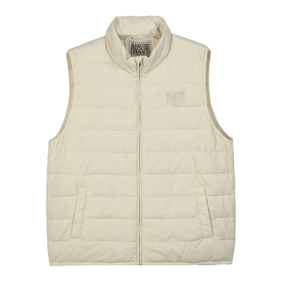 MARITHE经典LOGO轻薄羽绒马甲