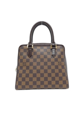 中古LV路易威登女包A级95新Damier Brera棋盘格手提包BRANDOFF