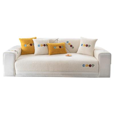 羊羔绒沙发垫加厚保暖