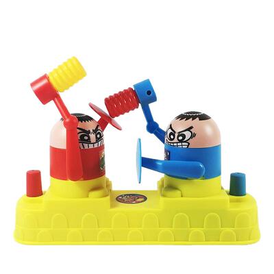 小人攻守抖音同款红蓝互打玩具
