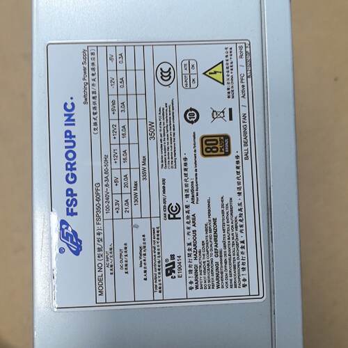 议价-FSP350-60PFG工控电源，350W功率，80PLUS可维修