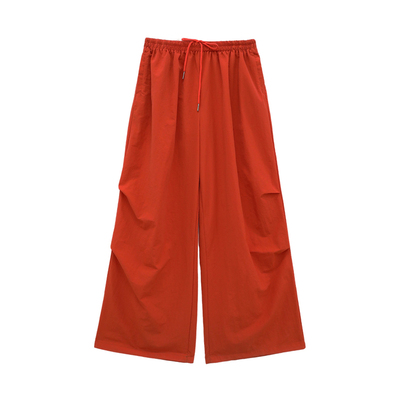 CIZZLEMORE【西海岸落日】美式复古橘色松垮工装裤休闲宽松阔腿裤
