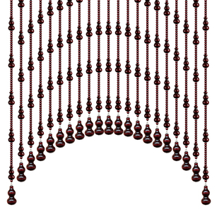 全桃木葫芦帘珠帘门帘居家装饰隔断帘厕所卫生间挂帘玄关风水帘子