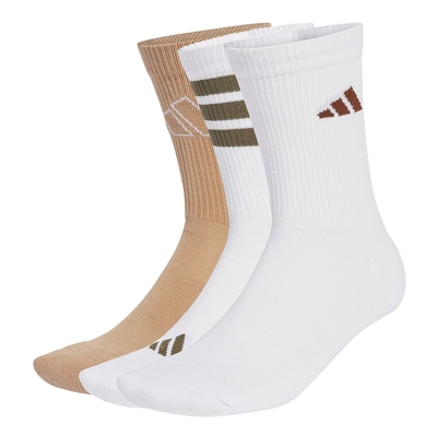 adidas阿迪达斯新款男女舒适运动休闲三双装跑步袜子 JW3646