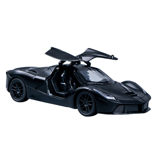 儿童合金跑车模型回力小汽车男孩宝宝可开门惯性玩具车赛车新玩具