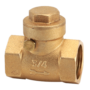 单向止回阀马桶热水器水管防反水回水水表逆止阀4分6分1寸止逆阀