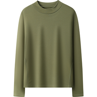 德绒立领打底衫女款春秋季修身保暖内搭小衫收腰显瘦t恤长袖上衣