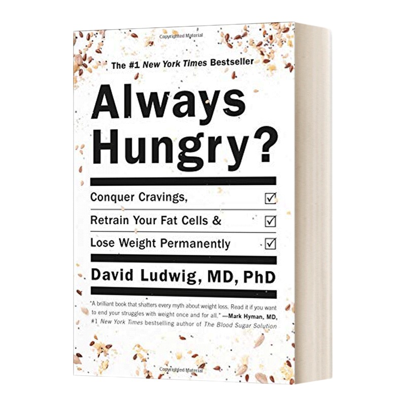英文原版 Always Hungry 总觉得饿 来自哈佛医学院教授的科学饮食法 营养 饮食 健康 英文版 进口英语原版书籍