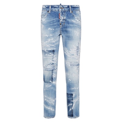 DSQUARED2/D2次方 女士时尚修身牛仔裤Cool Girl
