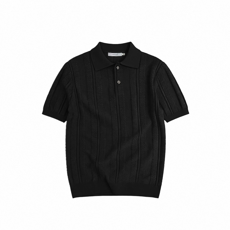 【100%天丝莱赛尔】云纹针织Polo