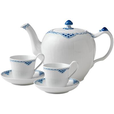 皇家哥本哈根餐具套组手绘茶杯碟