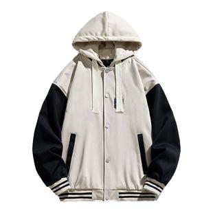 进击的巨人调查兵团自由之翼动漫男女青少年宽松连帽棒球服外套