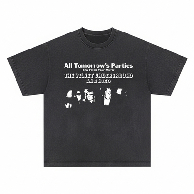 地下丝绒乐队短袖T恤The Velvet Underground美式摇滚男女Shirt潮