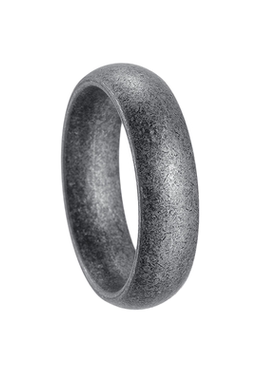 古法弧形-不掉色钛钢食指戒指男