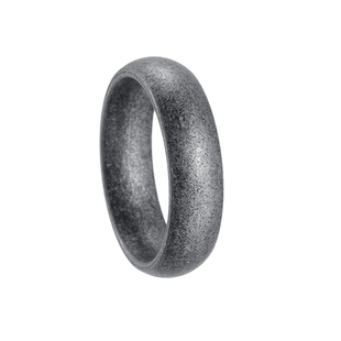 古法弧形-不掉色钛钢食指大戒指男款素戒中古泥鳅背尾戒指环王