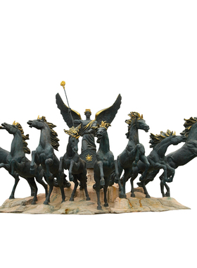 城市广场飞马定制厂家主题雕塑