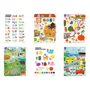 小book点读书英语单词海报婴幼儿早教宝宝启蒙认知有声挂图6张