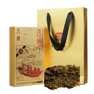 泾昌盛泾河号子五星级金奖金花茯茶 泾阳茯茶陕西老字号非遗800g