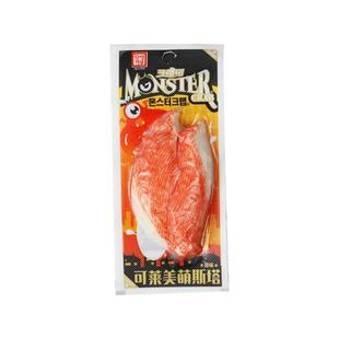 可莱美蟹棒即食蟹味棒真蟹肉蟹柳韩国低脂手撕进口小零食火锅寿司
