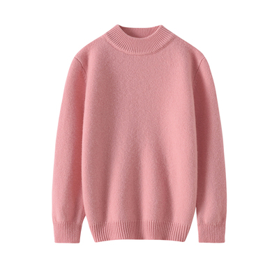 儿童双股加厚100%纯羊毛衫打底衫