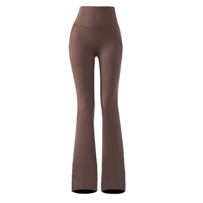 黑色高腰加厚微喇裤女打底喇叭裤