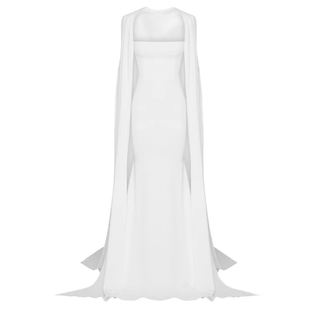 宴会晚礼服女2025新款高端大气主持演出服气场女王走秀红毯连衣裙