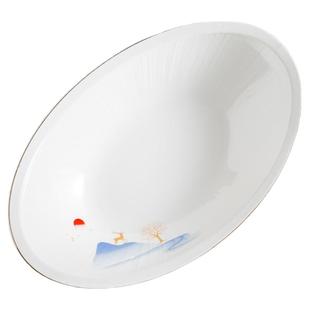 餐厅盘子碗家用2026新款凉菜盘创意酒店餐具凉拌菜碗异形菜盘商用