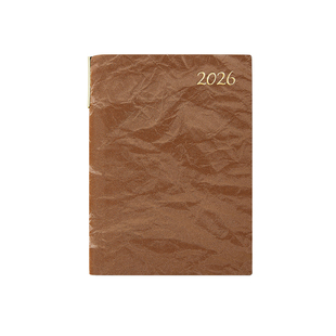 2026年日程本高颜值简约办公记事本新款A5日历记事本工作计划本时间轴管理学习考研打卡效率手册可定制印logo