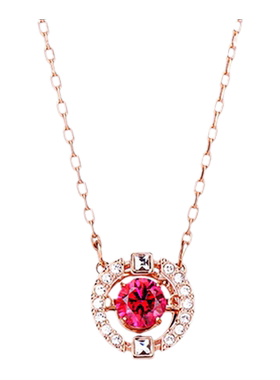 Swarovski/施华洛世奇施华洛世奇蓝色跳动的心女锁骨吊坠女友礼物