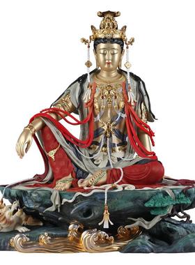 圣丰黄铜水月观音供奉佛像