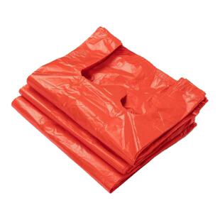 红色加厚塑料袋手提式农贸市场专用水果蔬菜方便袋商用背心塑料袋