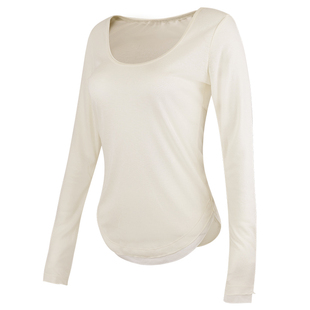 早春瑜伽服罩衫女修身显瘦运动长袖外穿透气普拉提训练上衣薄款t