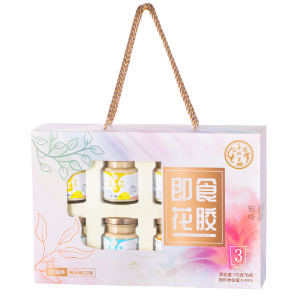 鲜炖即食牛奶花胶粥鱼胶滋补营养代餐速食75gx12瓶送妈妈长辈礼盒