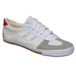 加大码50男排球白色帆布鞋武术训练晨练鞋网鞋学生布鞋白球鞋胶鞋