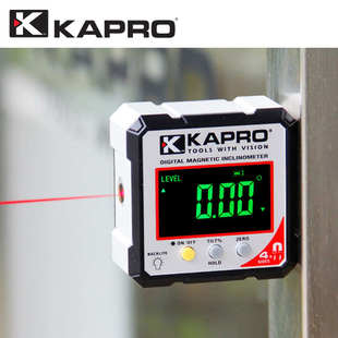 kapro激光倾角仪数显带磁393L角度规测量工具角度尺开普路水平仪