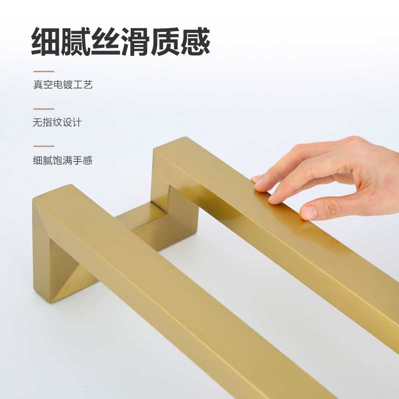 玻璃门拉手不锈钢方管黑色双弯灰白偏斜脚烤漆电镀有框地弹簧把手