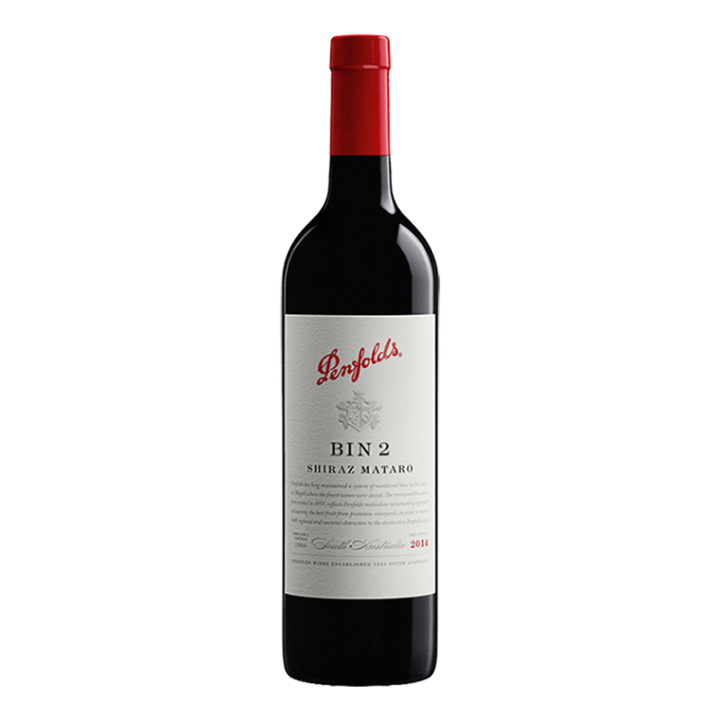 【自营】澳大利亚奔富BIN2设拉子玛塔罗干红葡萄酒原瓶进口750ml