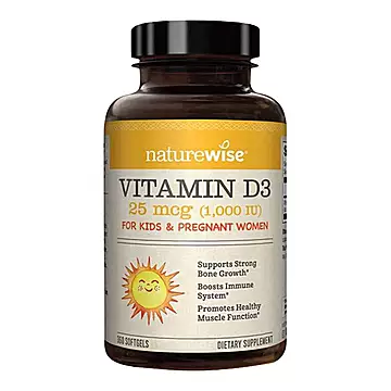 Naturewise儿童维生素D3 1000IU阳光瓶滴剂