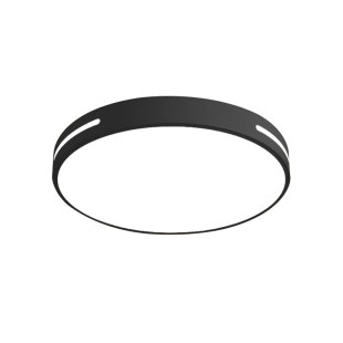 铁艺吸顶灯灯罩底盘外壳简约现代客厅卧室黑白正方形圆形家用灯壳