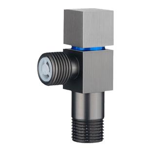 潜水艇铜角阀加厚冷热加长三角阀通用马桶止水阀热水器大流量开关