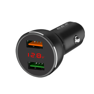 66W适用华为Mate XT车载充电器P50/Mate60/Nova9双口荣耀80/Magic Vs 4/90/70/Play6T一拖二点烟器车充头