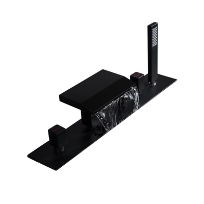 全铜瀑布温泉泡池浴室池暗装龙头