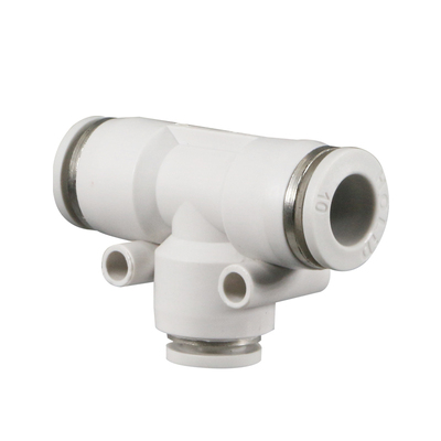 白色加厚PE三通变径快速接头